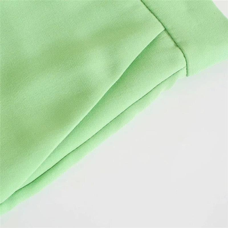 mint high waist loose trousers