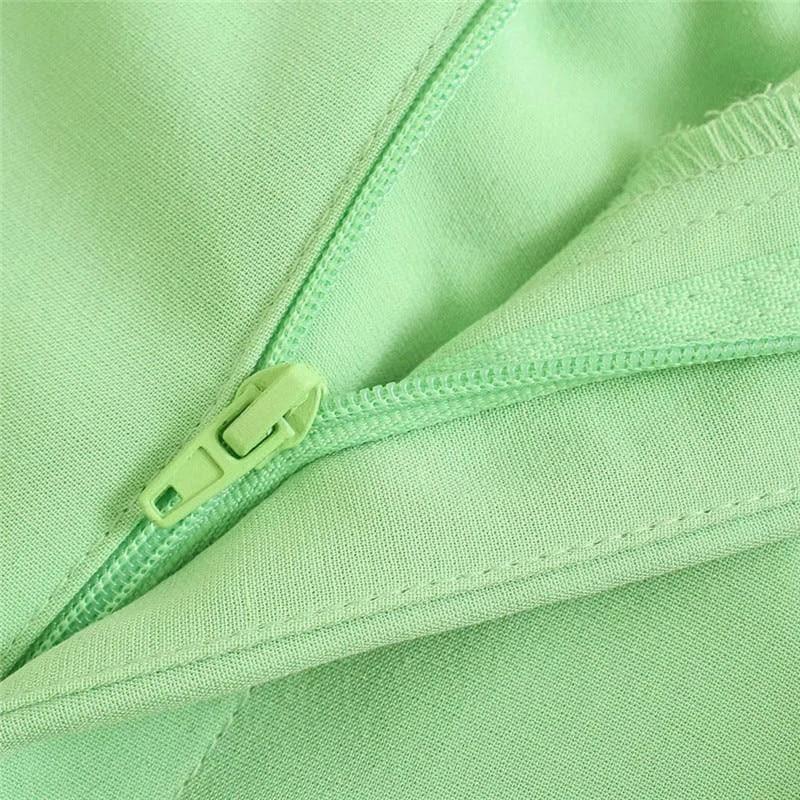 mint high waist loose trousers
