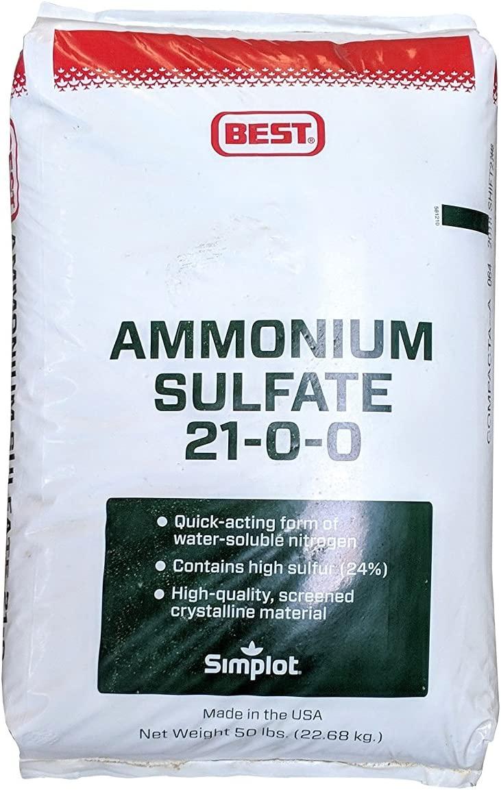 Ammonium Sulfate 21-0-0 Fertilizer Greenway Biotech  50 Pounds