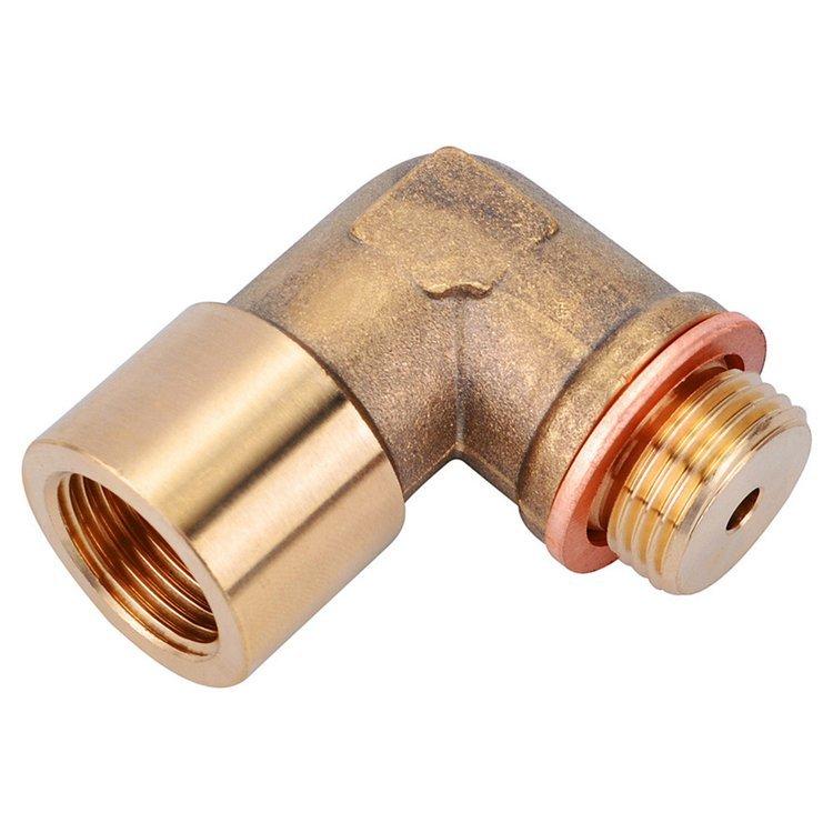 M18 x 1.5 Adapter Exhaust 90 Degree Lambda O2 Oxygen Sensor Spacer Extender
