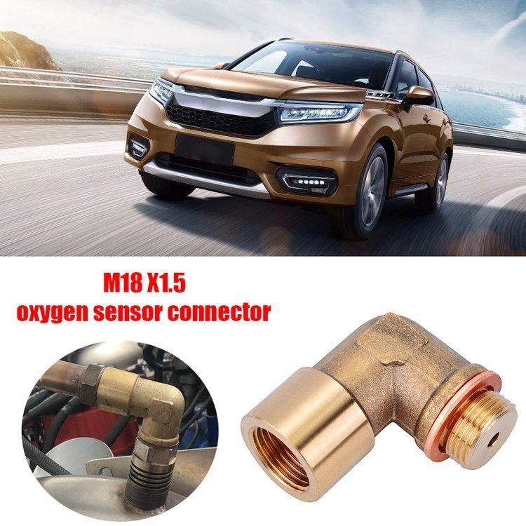 M18 x 1.5 Adapter Exhaust 90 Degree Lambda O2 Oxygen Sensor Spacer Extender