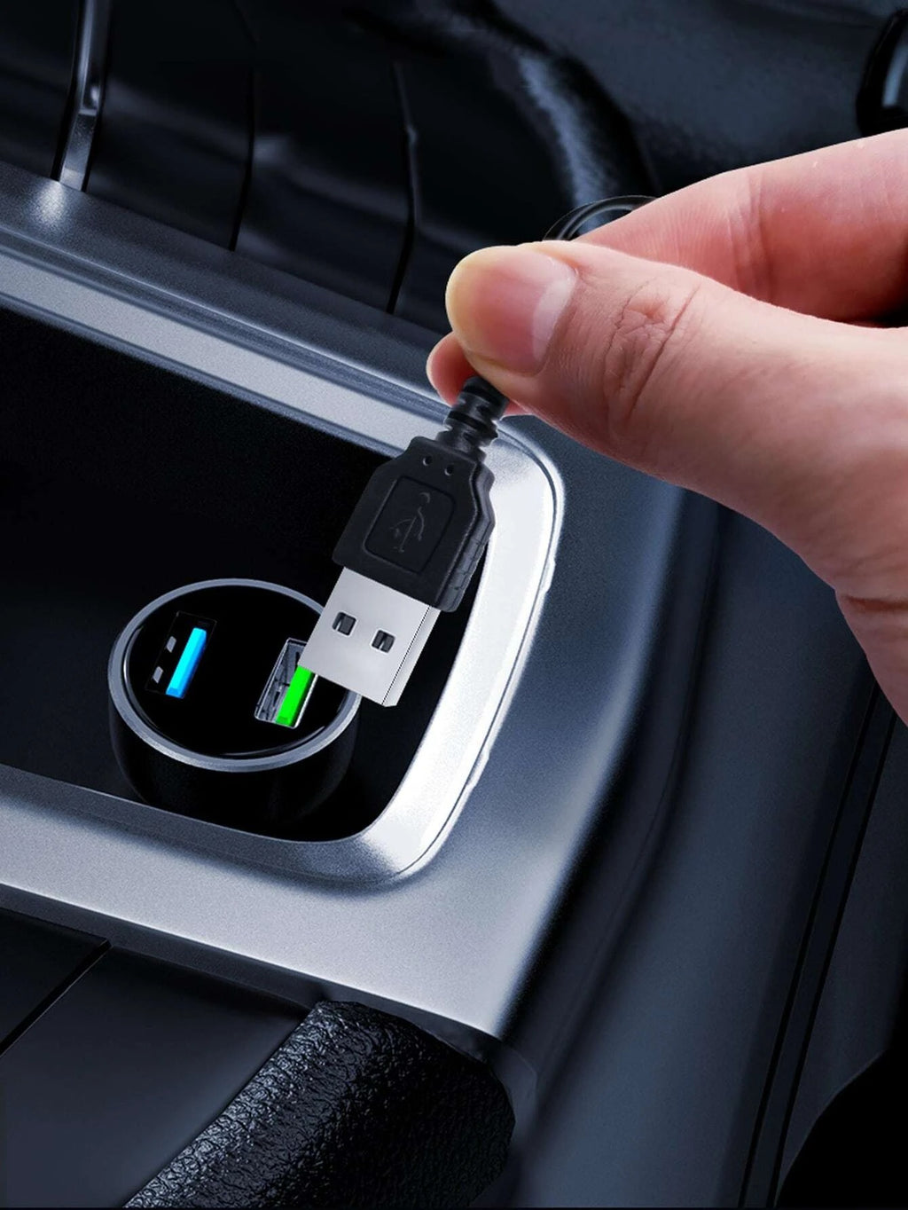 Upgrade Your Car's Interior With This USB Ice Blue LED Strip Light!