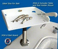 Deep Blue MSK-6 Small Bait Table w/ MSR Arm &amp; MS202 Ball Mount 14"x11"