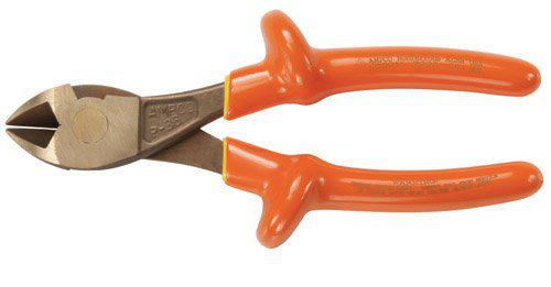 Ampco Safety Tools IP-36 Insulated Plier with Diagonal Cutting, Non-Sparking, Non-Magnetic, Corrosion Resistant
