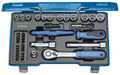 GEDORE - 1973347 D 30 KMU-20 Socket Set 3/8" 40 pcs hex in-is-PH-PZ-TX-XZN