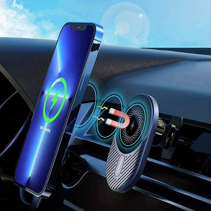 MANKIW Magnetic Car Mount Compatible 15W For  14, 13, 12 Fast Charging Air Vent Magnet Accessories Car Phone Holder