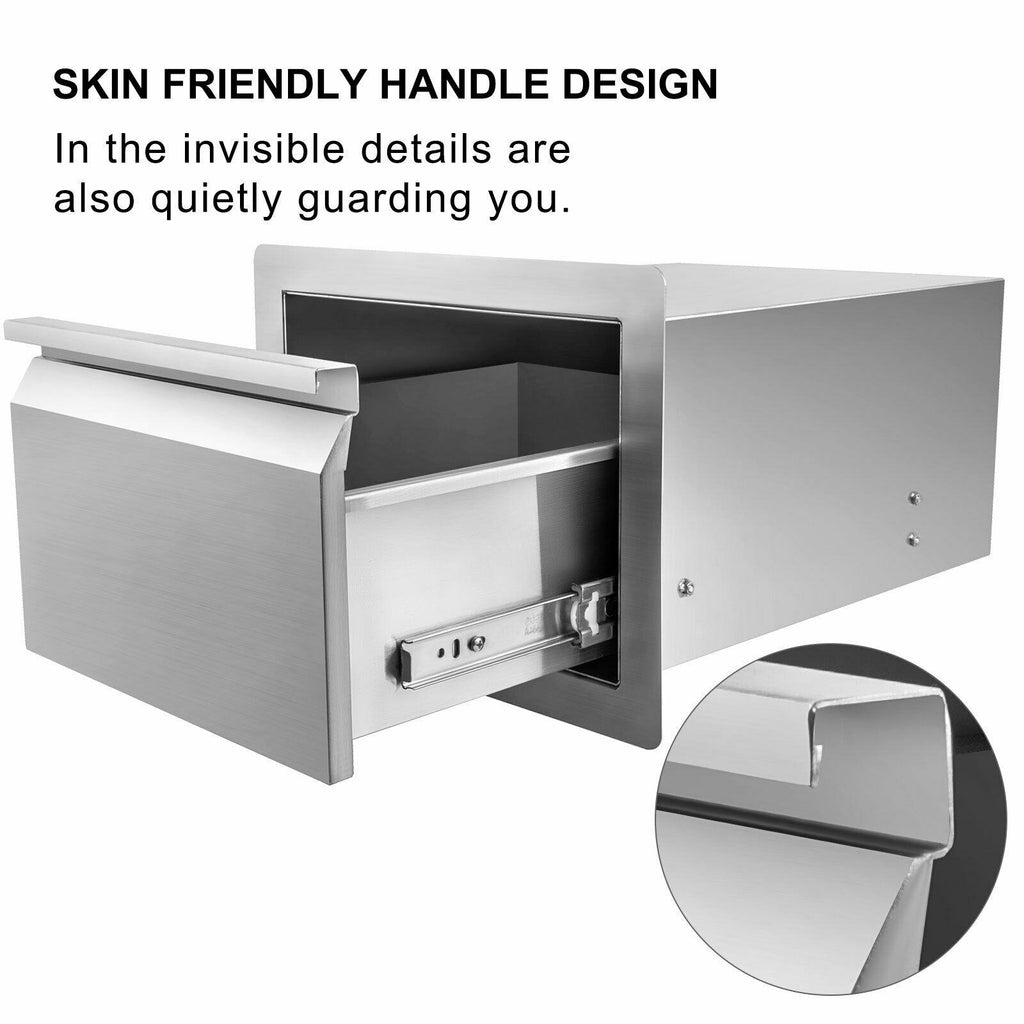 Outdoor Kitchen Doors 304  Steel Access BBQ Doors with Vents BBQ Island
