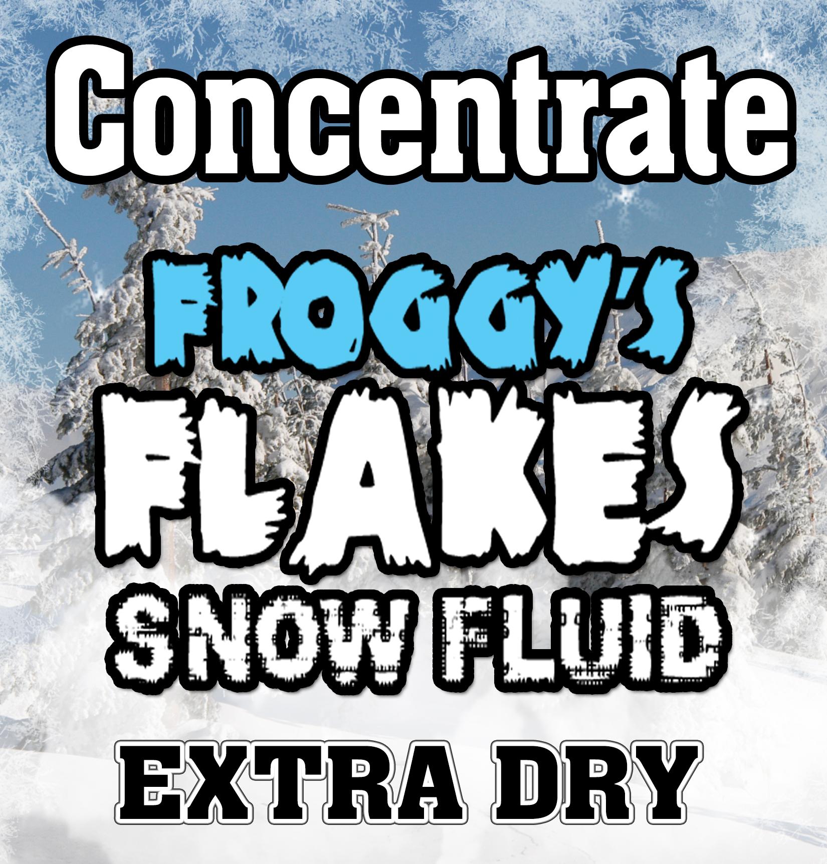 EXTRA DRY Snow Juice Concentrate (Makes 16 Gallons) - (<30 Feet Float / Drop) - 1 Gallon