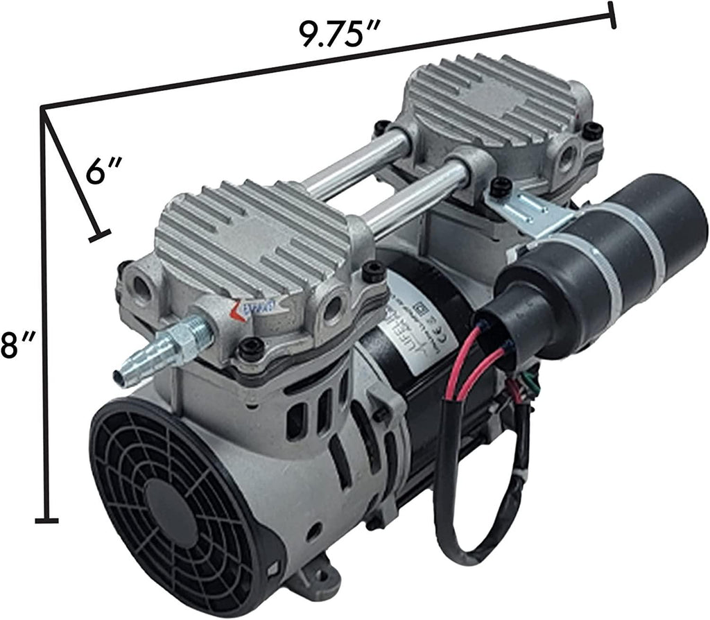 Patriot Pond Pro 3.9 Cubic Feet per Minute Deep Water Subsurface Air & Aeration RocPiston Air Compressor for Deep Water Subsurface Aeration of Ponds and Lakes - PA-RP60P