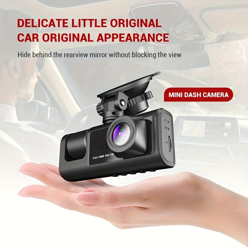 3 Channel Dash Cam For Car Camera 1080P Video Recorder Dashcam Black Box Dual Lens Inside Car DVR Rear View Camera Car Accessory