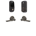 Assure Smart Lock Oil-Rubbed Bronze Touchscreen Alarmed Lock with Wi-Fi and Valdosta Lever