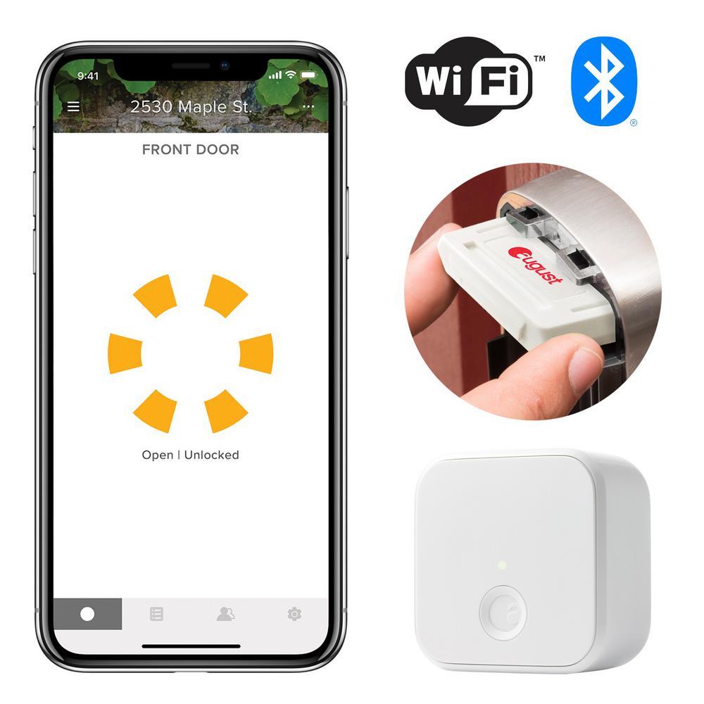 Assure Smart Lock Oil-Rubbed Bronze Touchscreen Alarmed Lock with Wi-Fi and Valdosta Lever