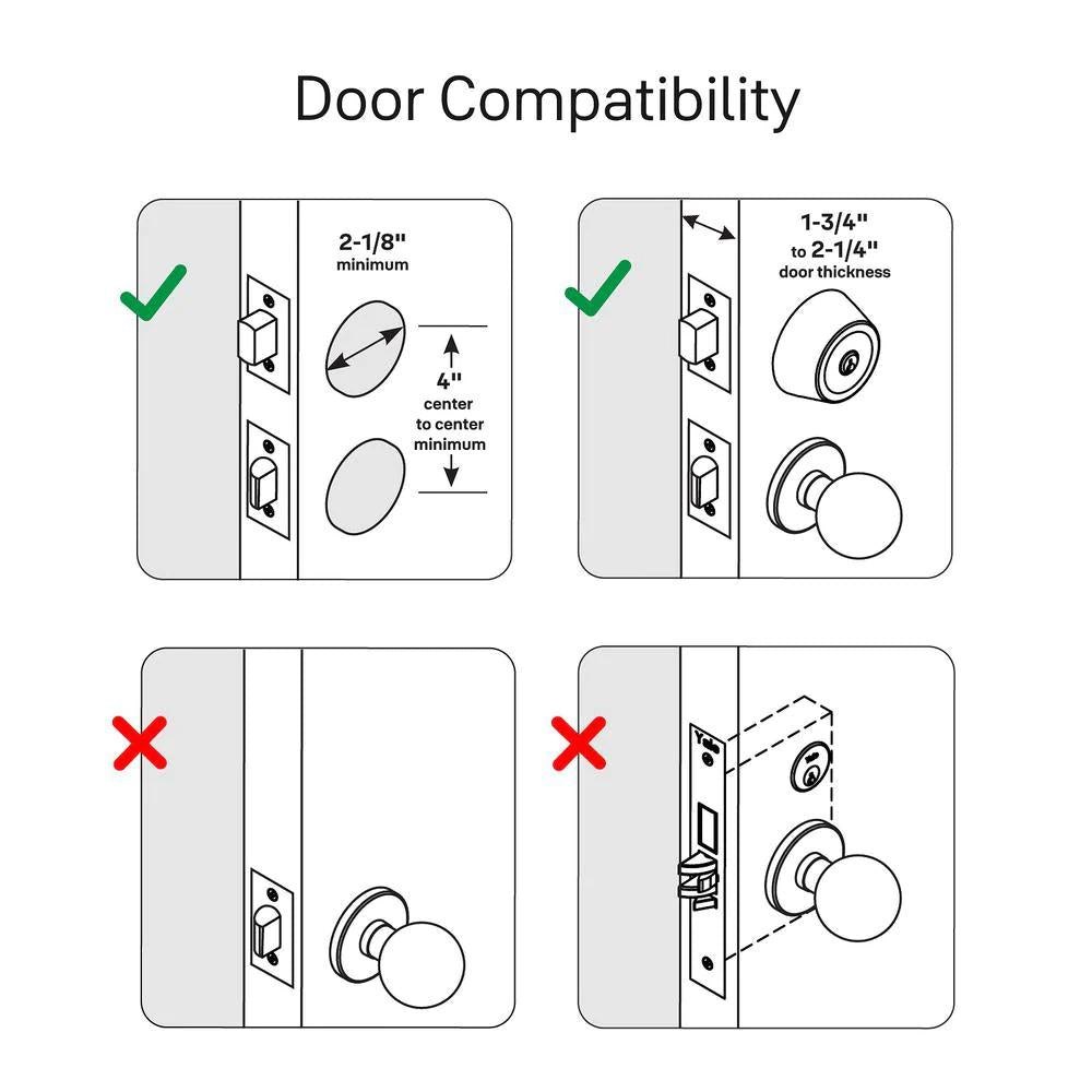 Assure Smart Lock Oil-Rubbed Bronze Touchscreen Alarmed Lock with Wi-Fi and Valdosta Lever