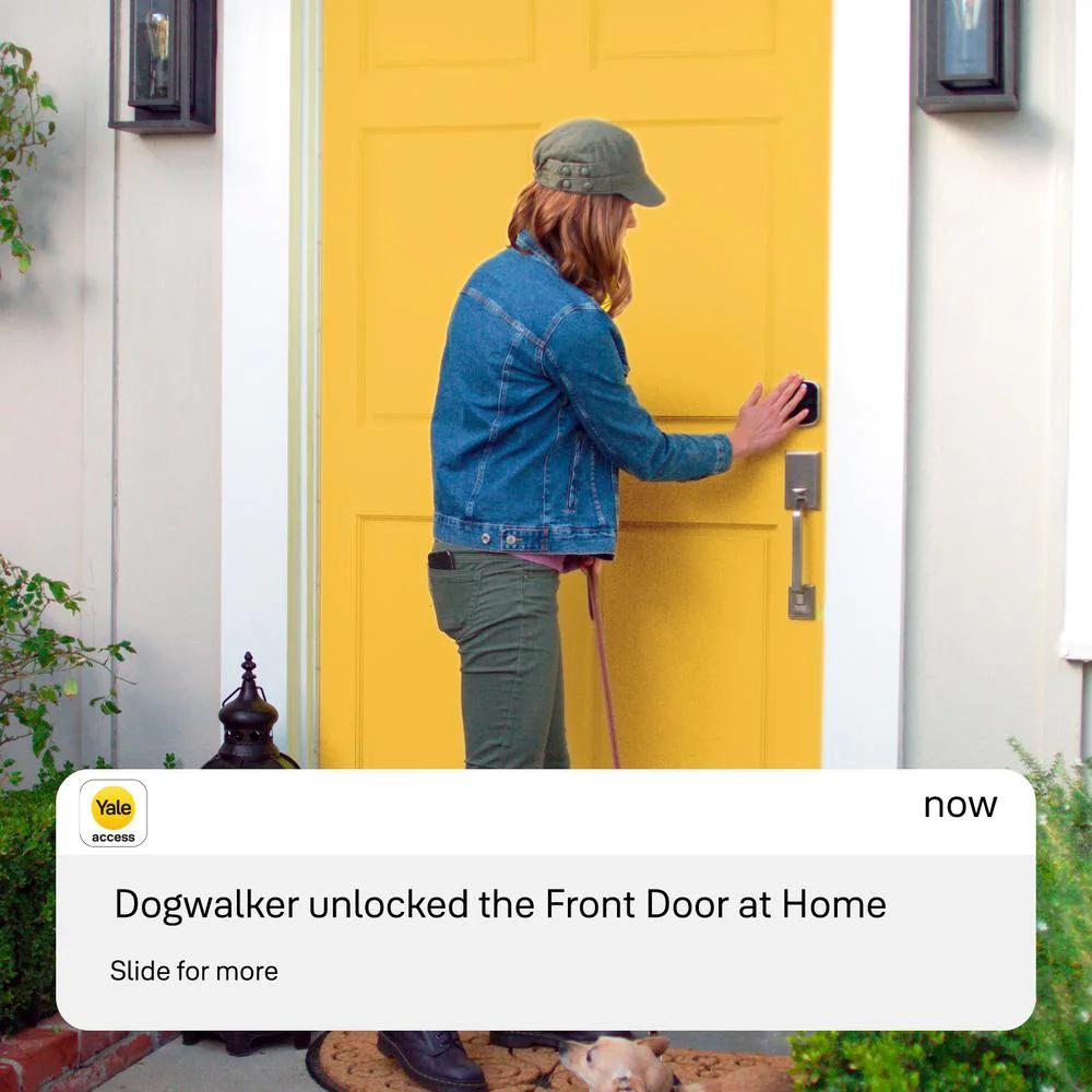 Assure Smart Lock Oil-Rubbed Bronze Touchscreen Alarmed Lock with Wi-Fi and Valdosta Lever