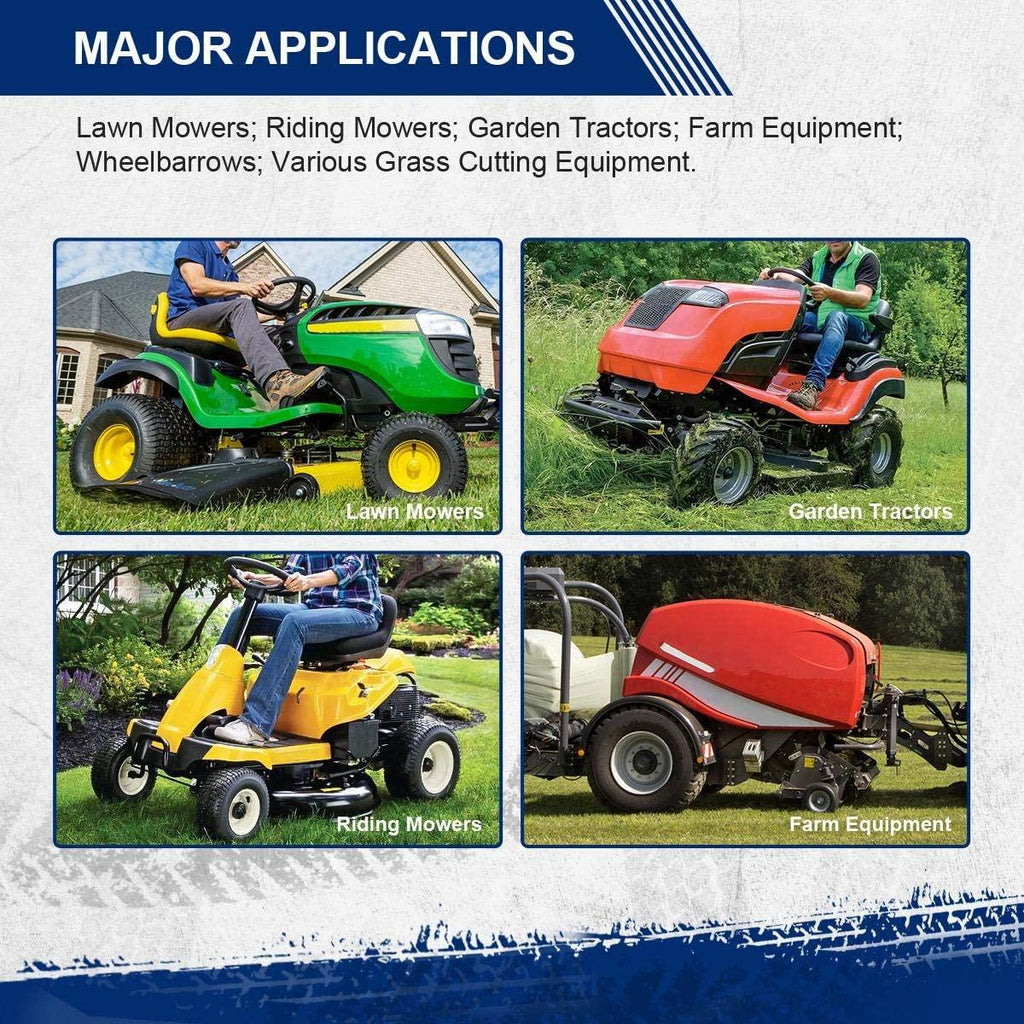 MaxAuto 22X11-10 Turf Lawn Mower Tractor Riding Garden Tire, P332 4PR Load Range B,2Pcs