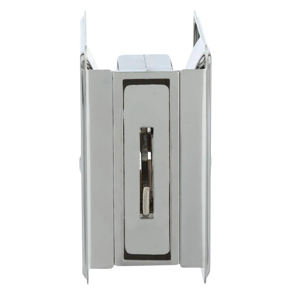Polished Chrome, Pocket Door Privacy Lock
