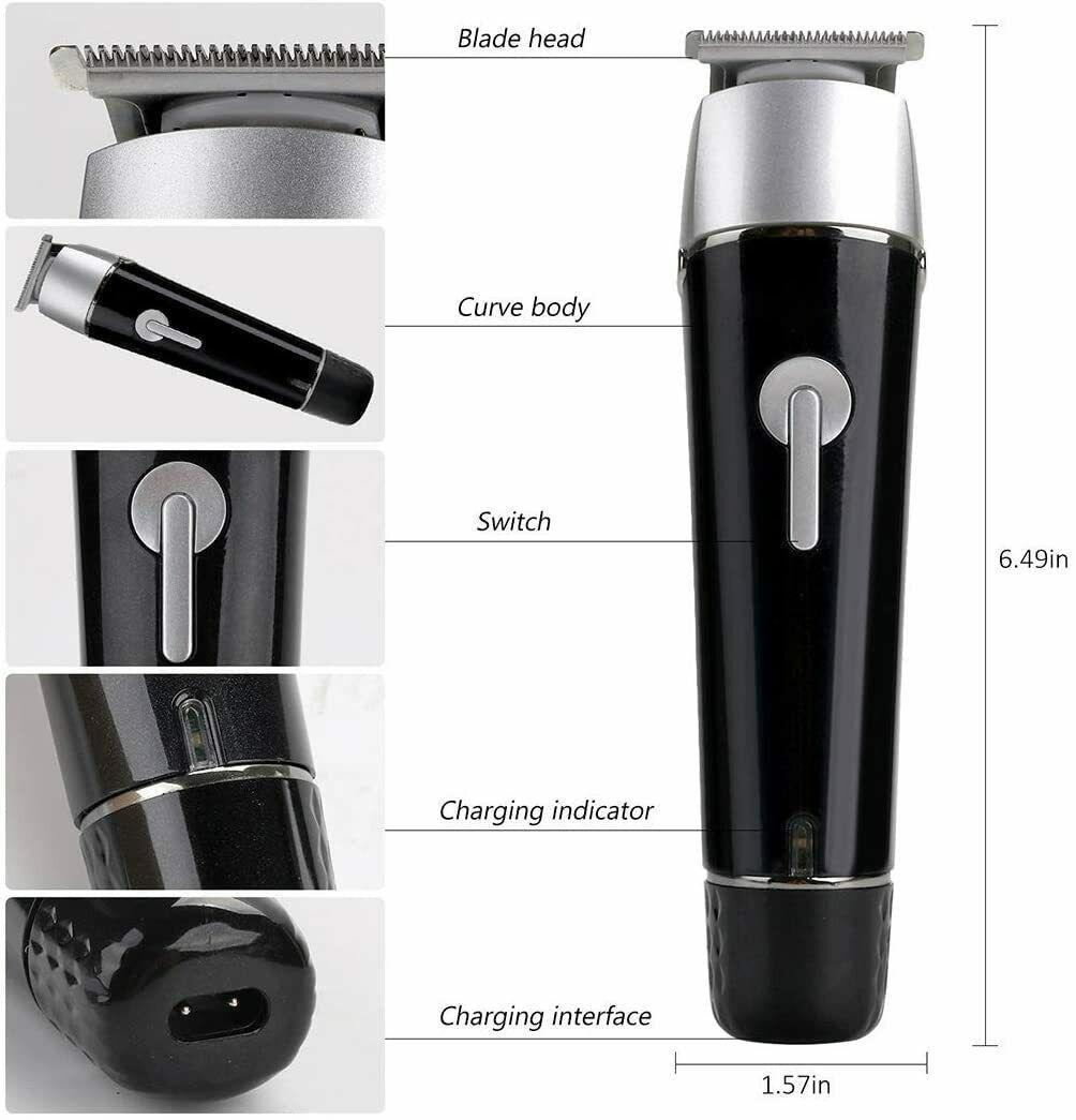 JUSTDOLIFE Trimmer Professional Mens Barber, Precisiimper