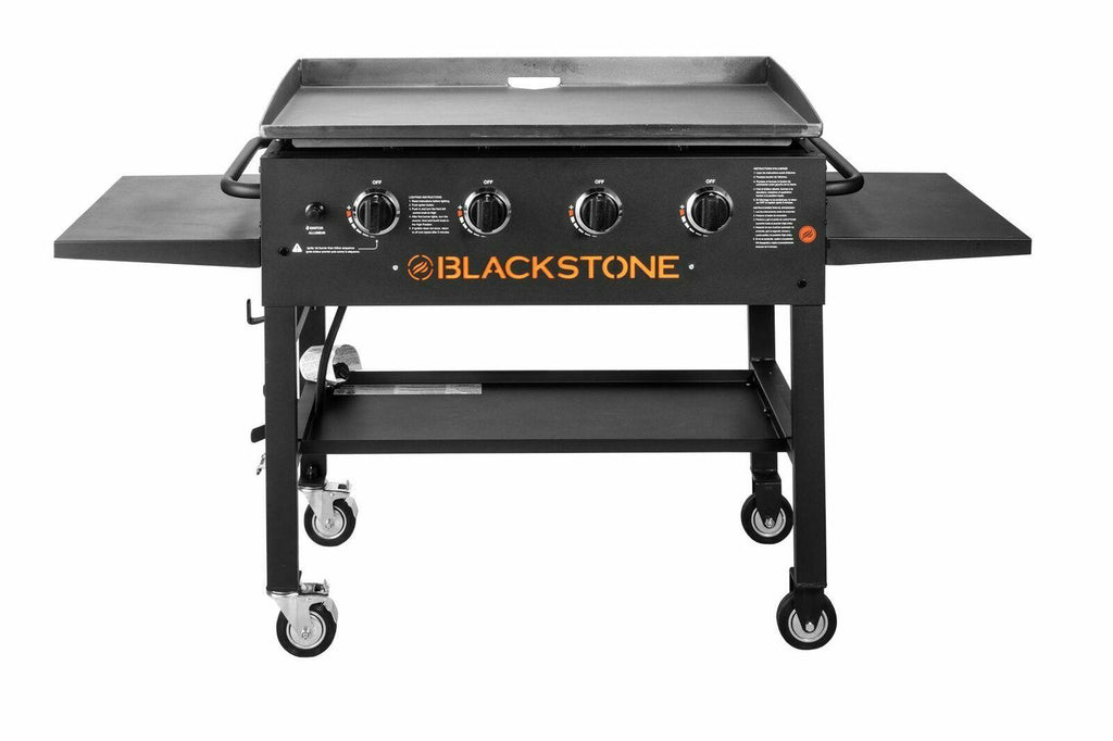 Griddle CooStation Side Shelve 4Burner Outdoor Caster Wheel  Steel