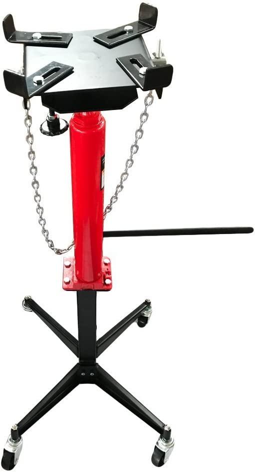 MOTOOS 1100lbs /0.5 Ton Capacity 2 StaHydraulic High Lift Manual Transmission Jack Pump with 360°Swivel Wheels Lift