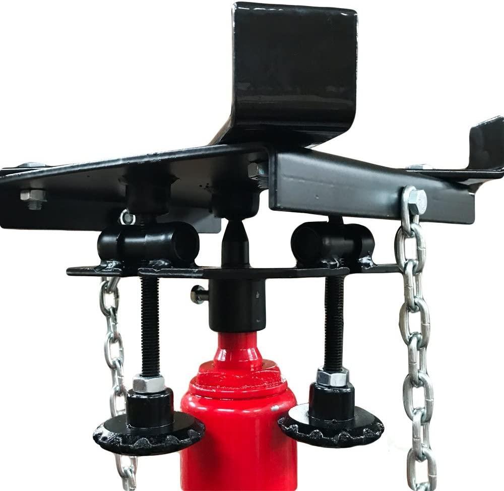 MOTOOS 1100lbs /0.5 Ton Capacity 2 StaHydraulic High Lift Manual Transmission Jack Pump with 360°Swivel Wheels Lift