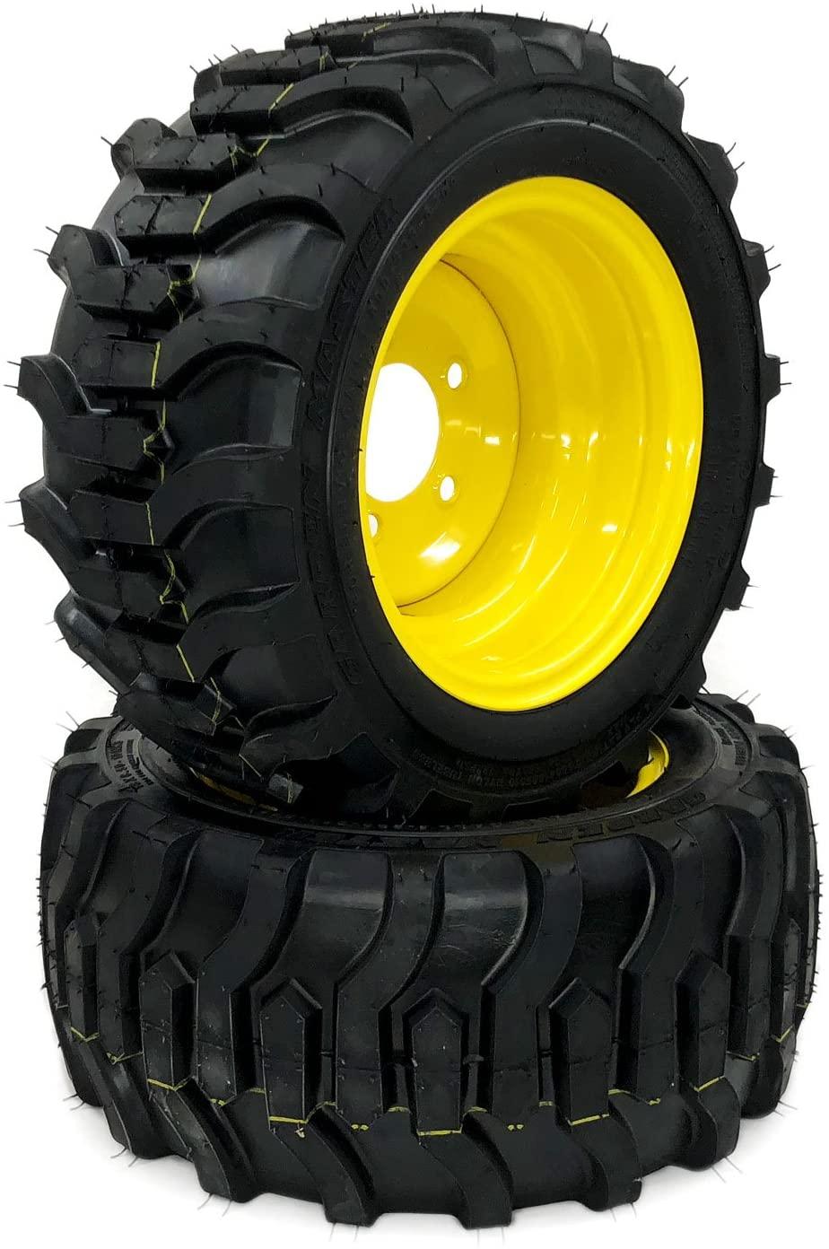MowerPartsGroup (2) John Deere Wheel & Tire Assemblies 18x8.50-10 Replaces John Deere LVA20123, LVA16251, M139005