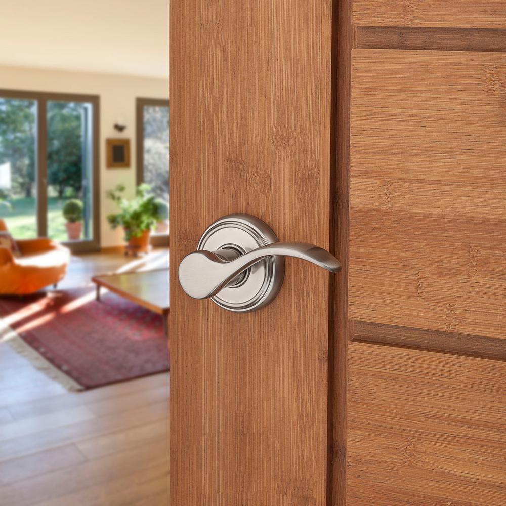 PrestiTobin Satin Nickel Universal Hall/Closet Door Lever