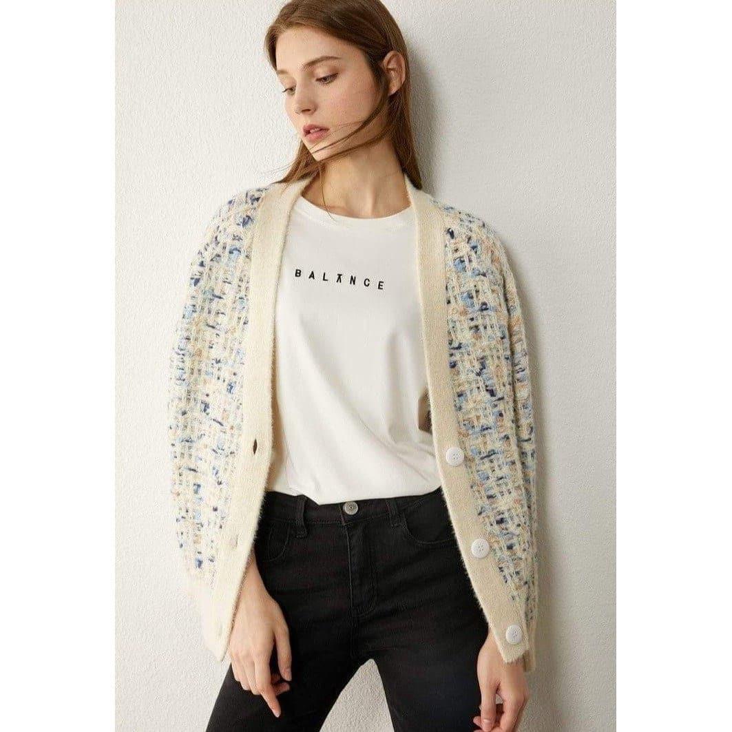 winter temperament casual cardigan