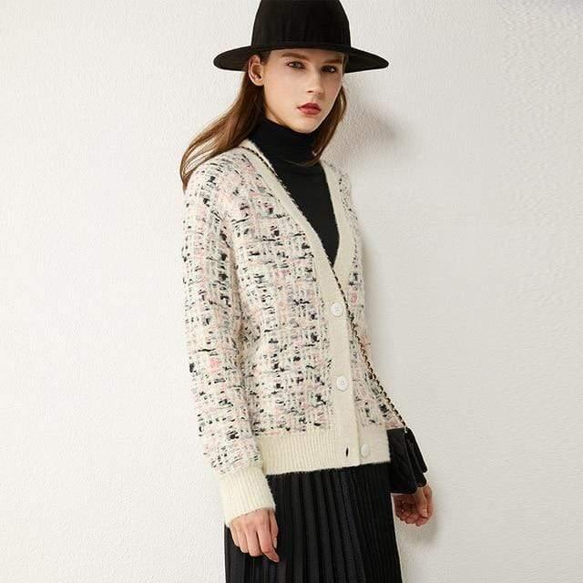 winter temperament casual cardigan