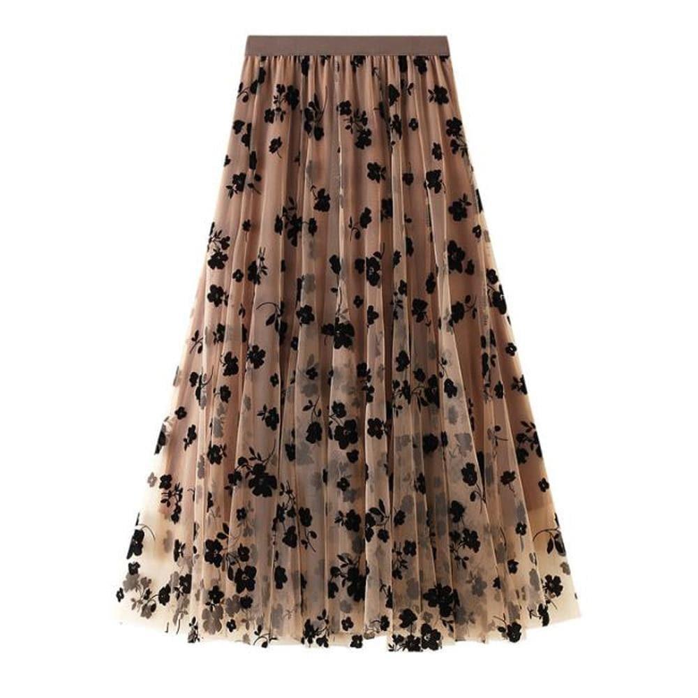 mesh tulle woman skirts