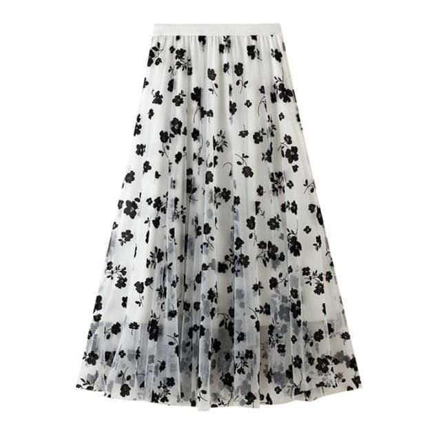 mesh tulle woman skirts