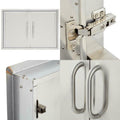 Drop-In Grill Cabinet Double Access Door