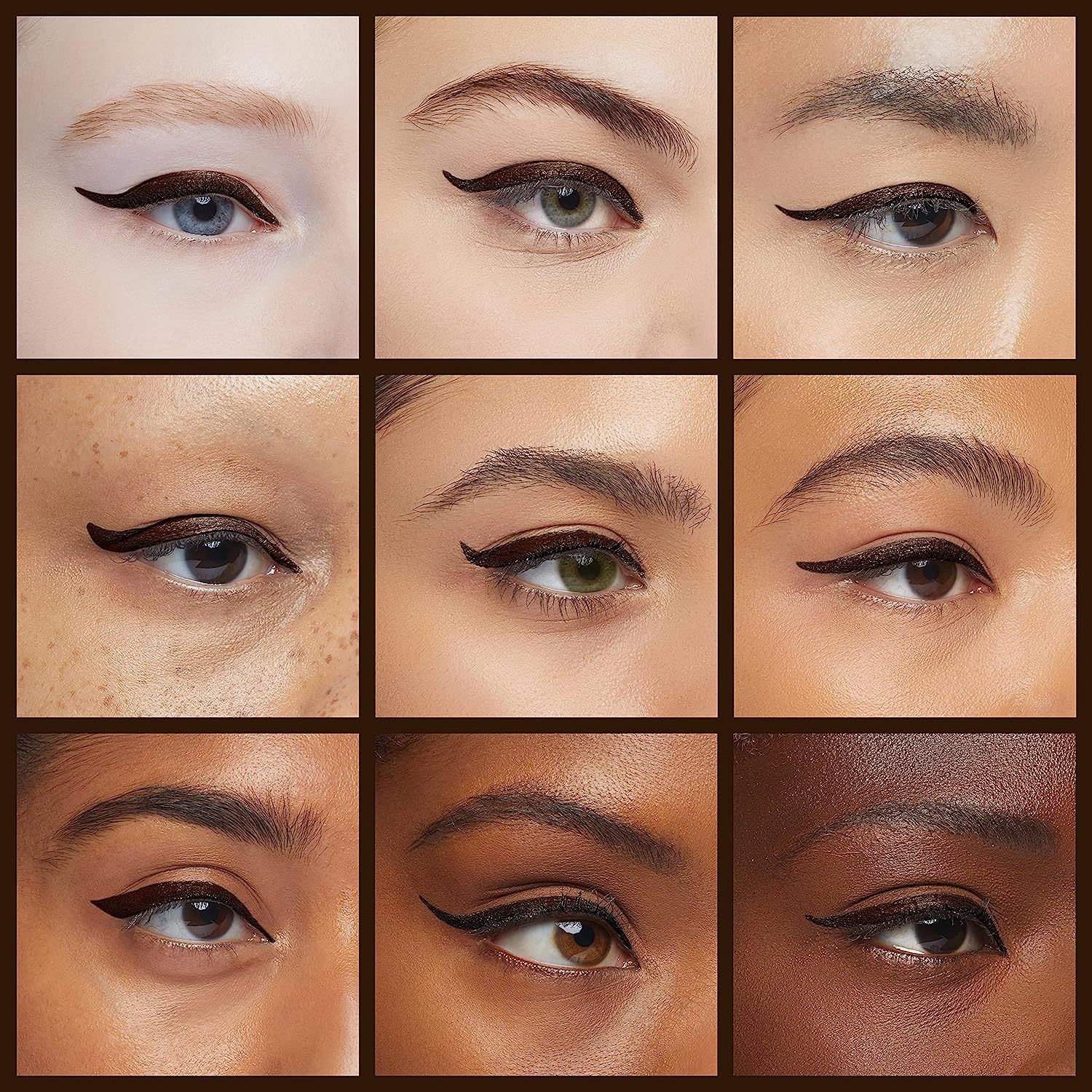 NYX PROFESSIONAL MAKEUP Epic Ink Liner, Waterproof Liquid Eyeliner - Brown, Vegan Formula