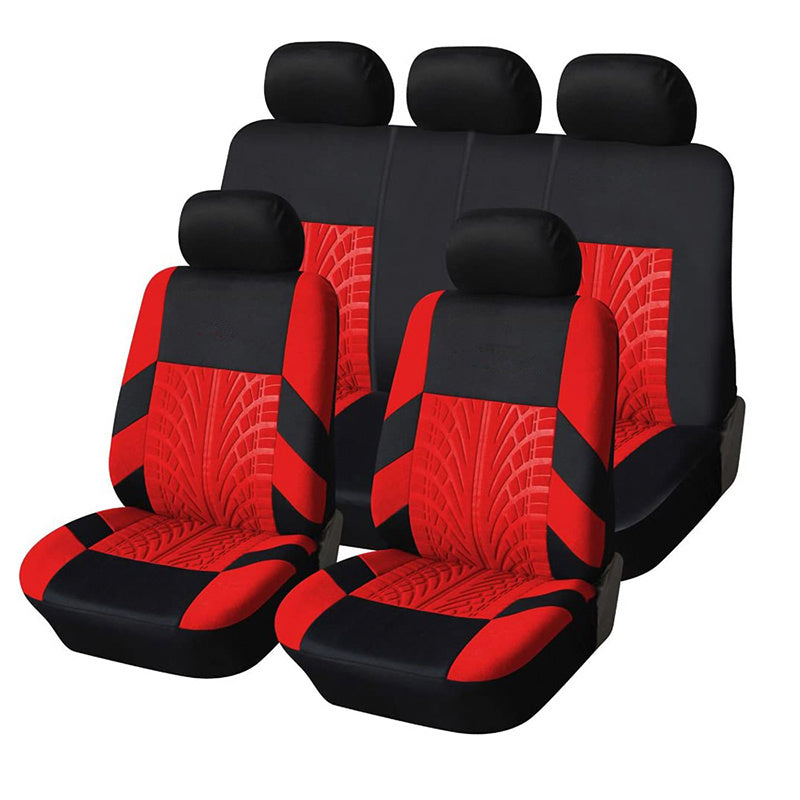 5 Seats Car Seat Covers, Breathable Polyester Split Automotive Front Rear Seat Cushion Covers, Vehicle Seat Protectors Universal For Cars, Trucks, SUV