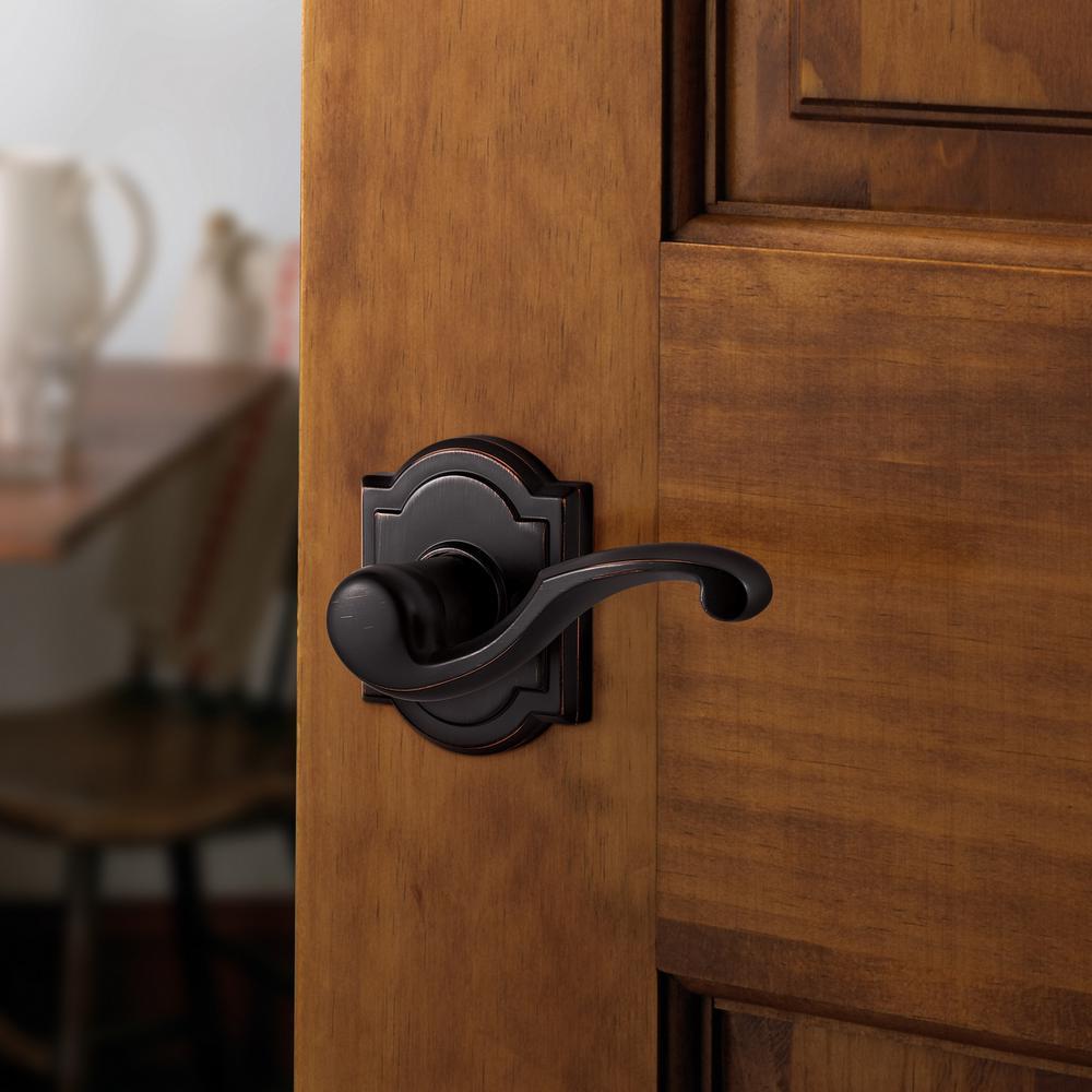 PrestiMadrina Venetian Bronze Universal Hall/Closet Door Lever