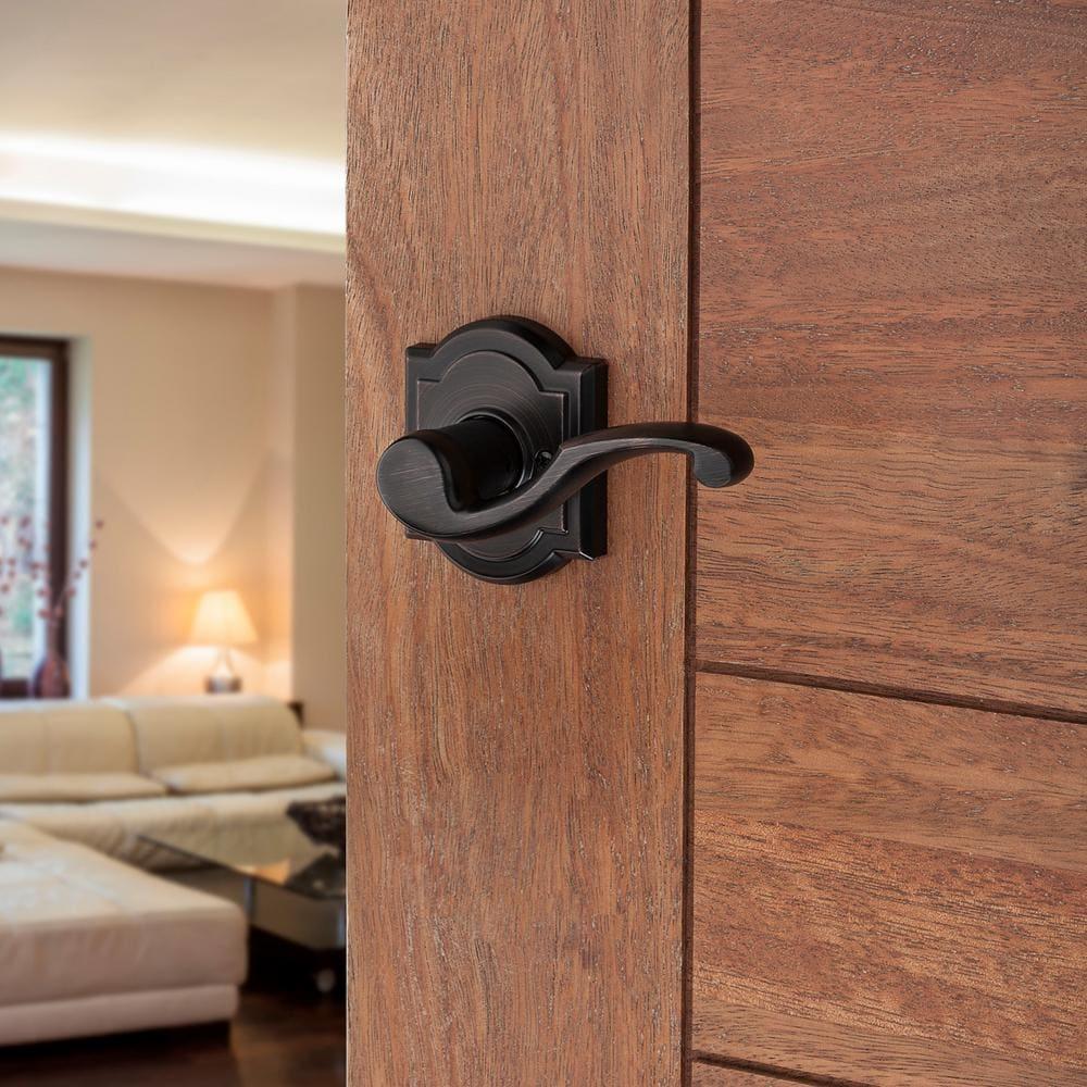 PrestiMadrina Venetian Bronze Universal Hall/Closet Door Lever