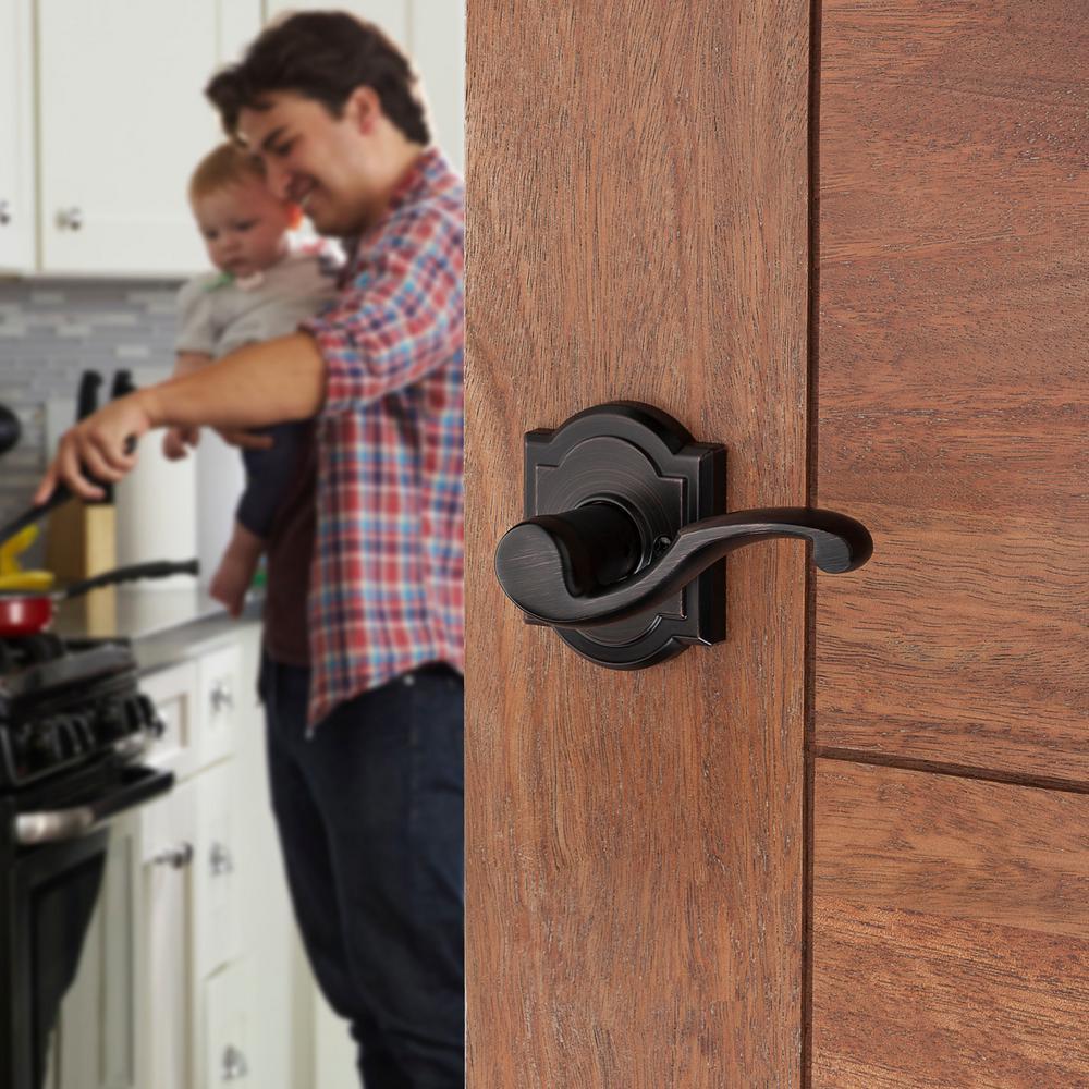 PrestiMadrina Venetian Bronze Universal Hall/Closet Door Lever