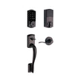SmartCode 915 Touchscreen Venetian Bronze Single Cylinder Electronic Deadbolt with Avalon Handleset and Tustin Lever