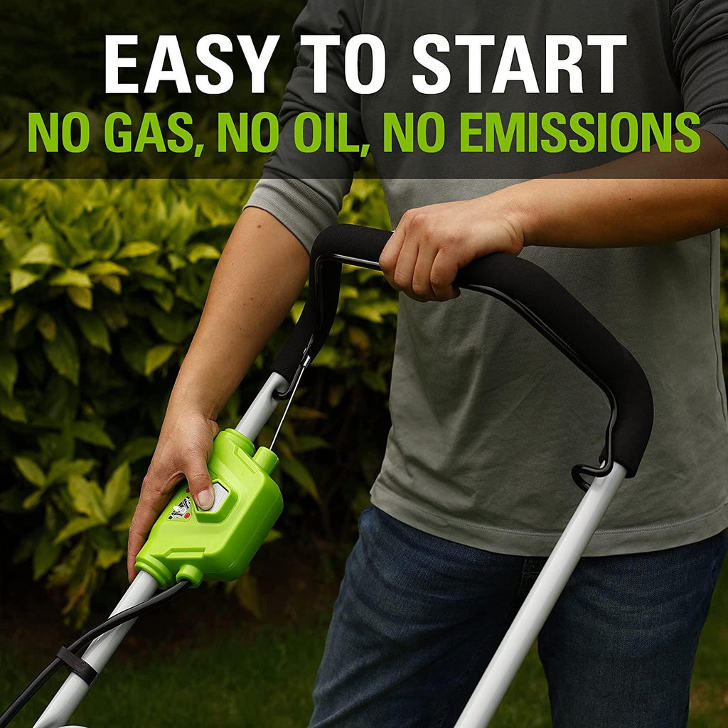 Greenworks 40V 19-Inch Cordless (3-In-1) Push Lawn Mower, 4.0Ah + 2.0Ah Battery and Charger Included 25223