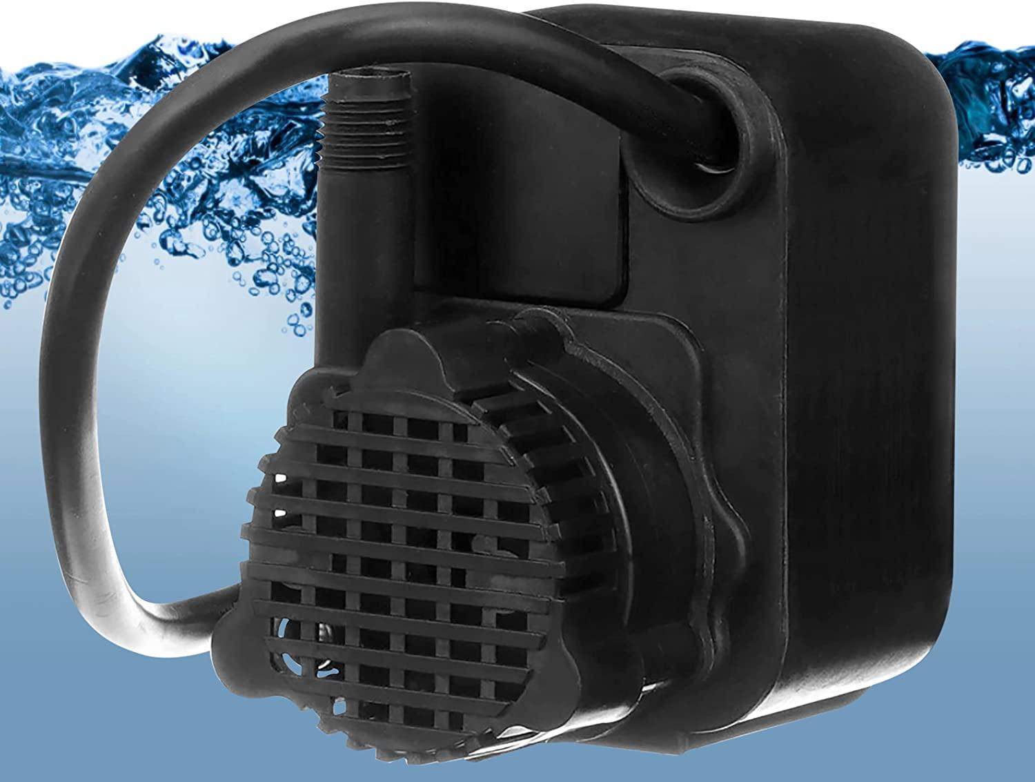 Little Giant PE-1 Small Submersible Pump, 1/125HP 170GPH 115V Epoxy Encapsulated