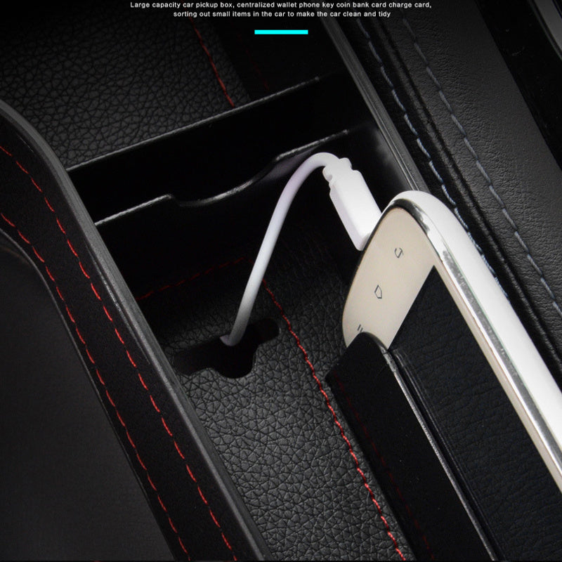 Car Seat StoraBox Card Phone Holder Pocket Car Seat Gap Leather StoraBox Seat Gap Pocket StoraBox Universal