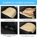 1pc / 3 Pcs Car Seat Cushion, Non-Slip Rubber Bottom With StoraPouch,Premium Comfort Memory Silk Cotton, Car Seat Pad Universal