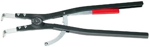 KNIPEX Tools - LarCirclip Pliers, External, 90 Degree Angled, 9 59/64"-16" Shaft Dia. (4620A61)