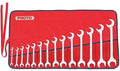 Proto - 14Piece Full Polish Angle Open-End Wrench Set (J3100B)