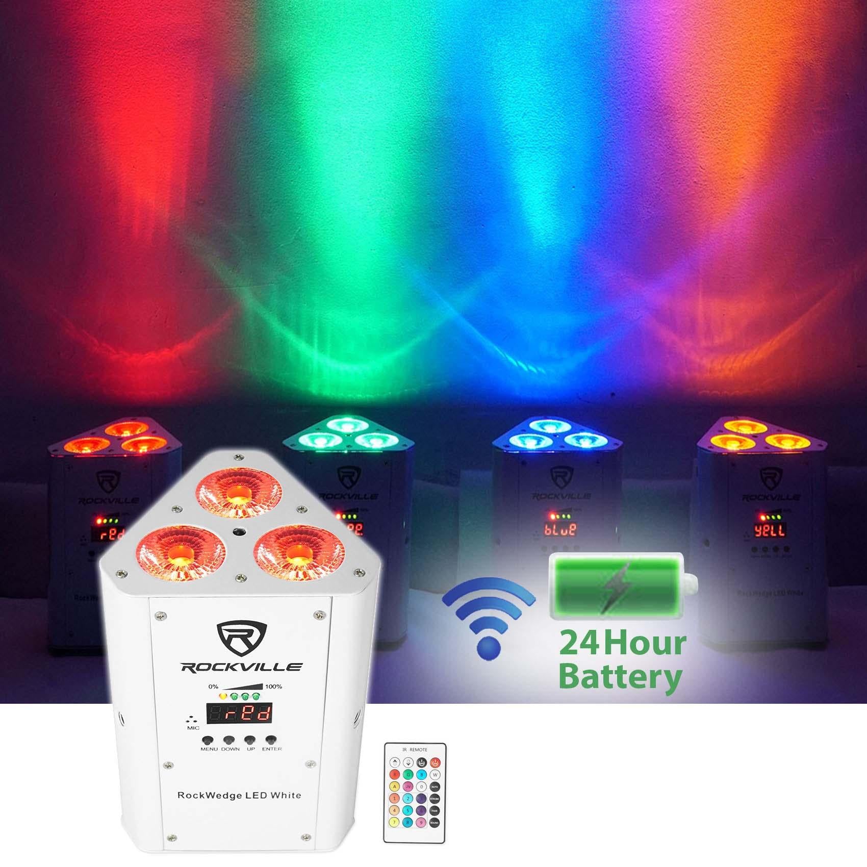 Chauvet DJ CUMULUS Commercial Fog Machine Fogger+Case+(3) White Wireless Lights