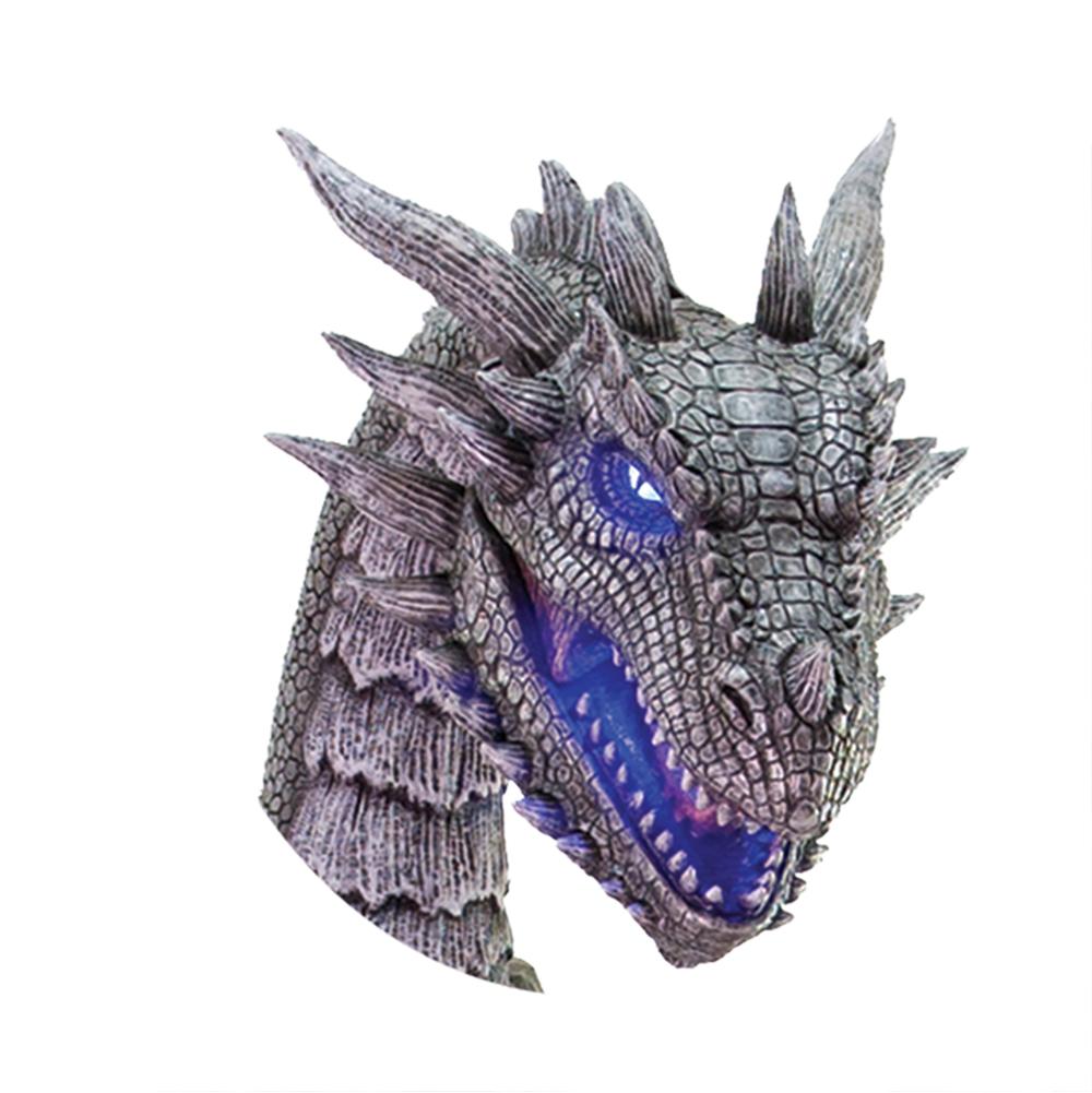 7ft. Winter Dragon Animated Prop Halloween Decoration