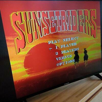 Overseas Mega Drive Sunsetriders Sunset Riders