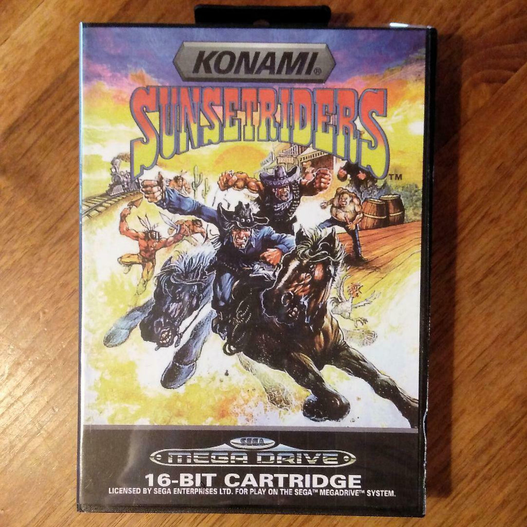 Overseas Mega Drive Sunsetriders Sunset Riders