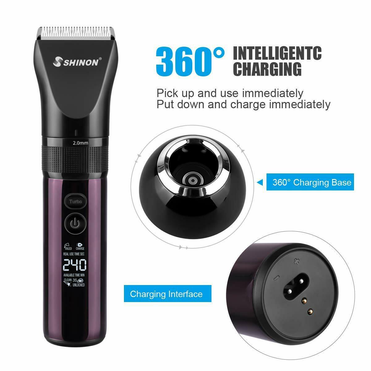 Advanced Ceramic Machine of Cut Hair Professional TTMOW Lithium Battery LED