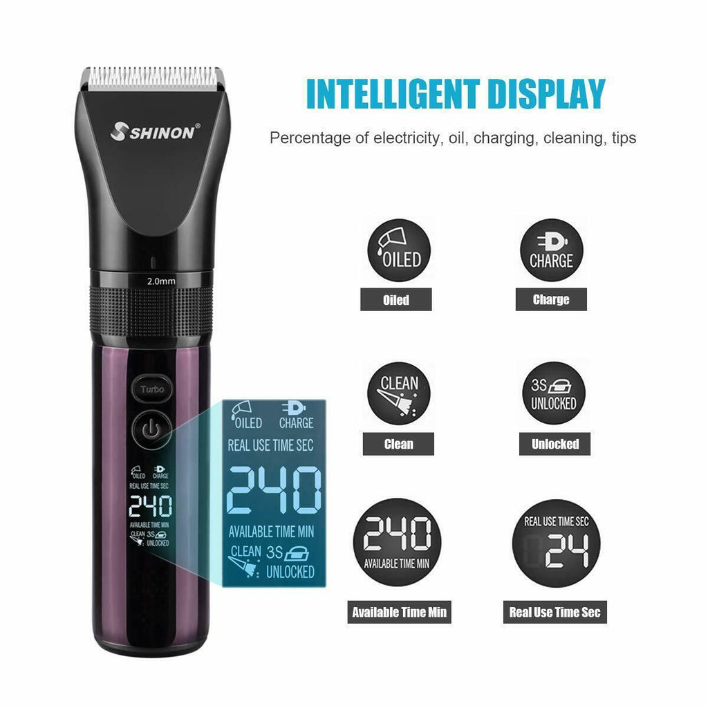 Advanced Ceramic Machine of Cut Hair Professional TTMOW Lithium Battery LED