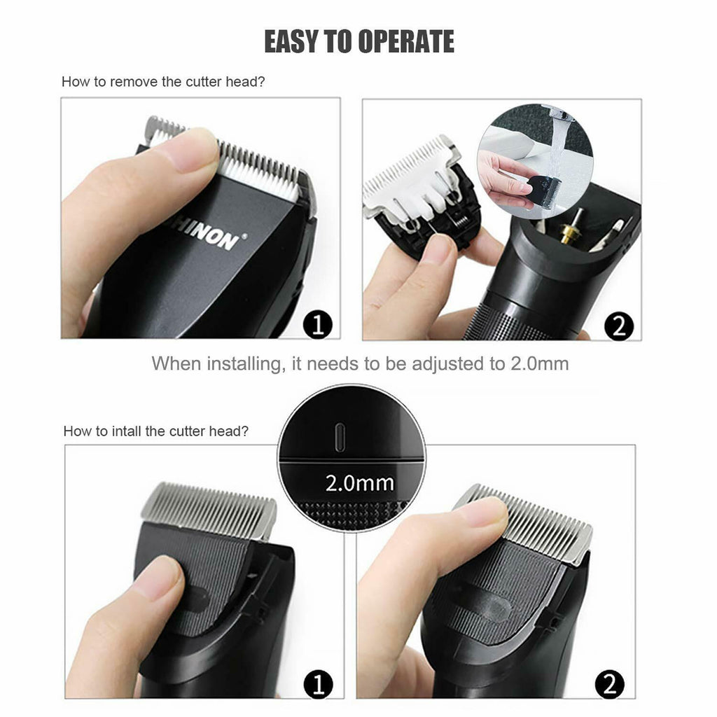 Advanced Ceramic Machine of Cut Hair Professional TTMOW Lithium Battery LED